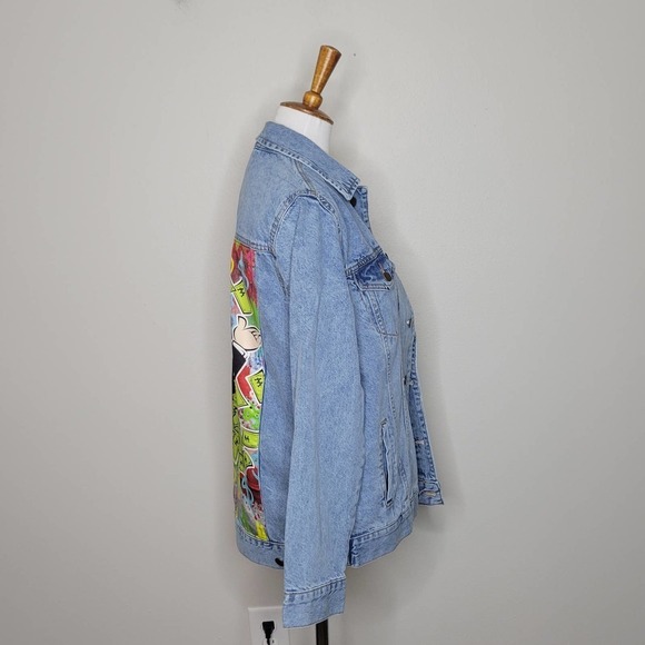 Hasbro Monopoly Denim Jacket Size Small - Picture 4 of 8